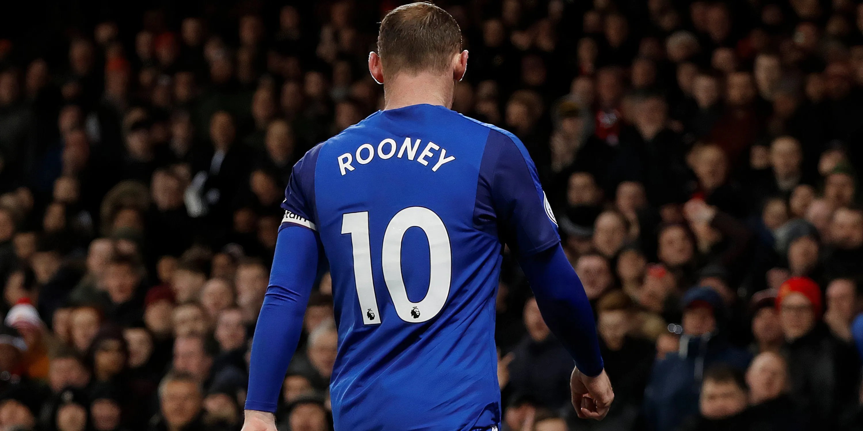 Wayne Rooney trong chiếc áo số 10 của Everton.
