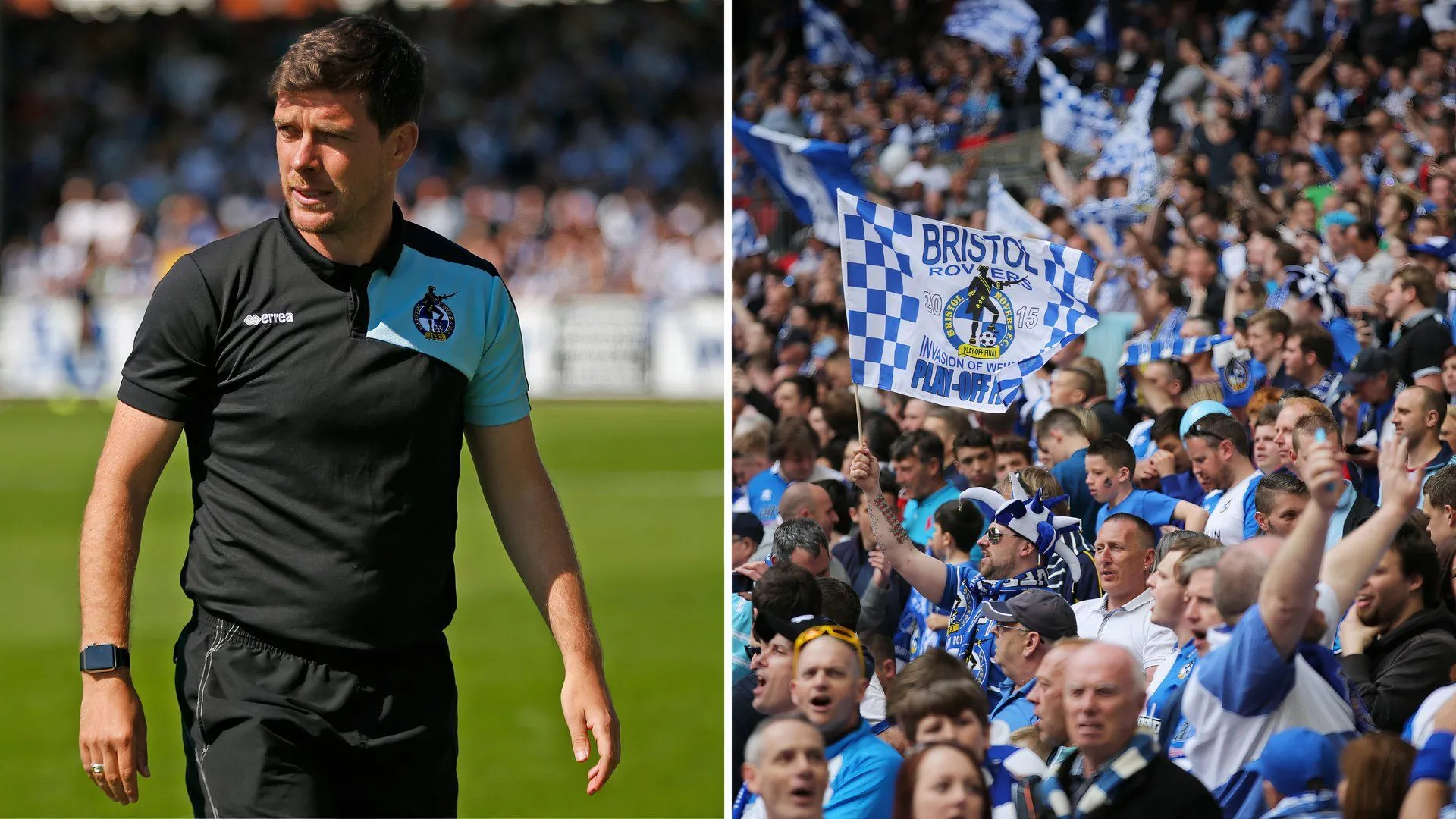 &quot;Huấn luyện viên Darrell Clarke của Bristol Rovers&quot;
