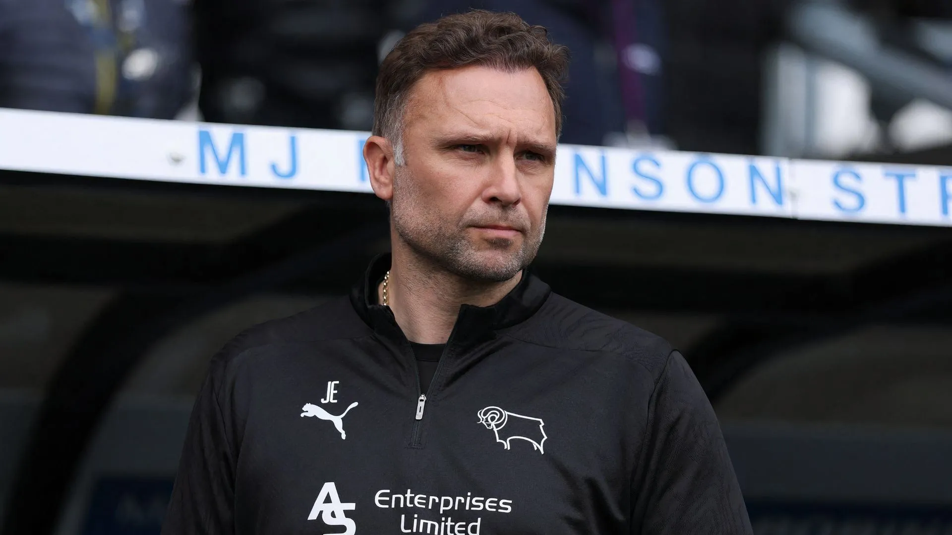 Huấn luyện viên John Eustace của Derby County