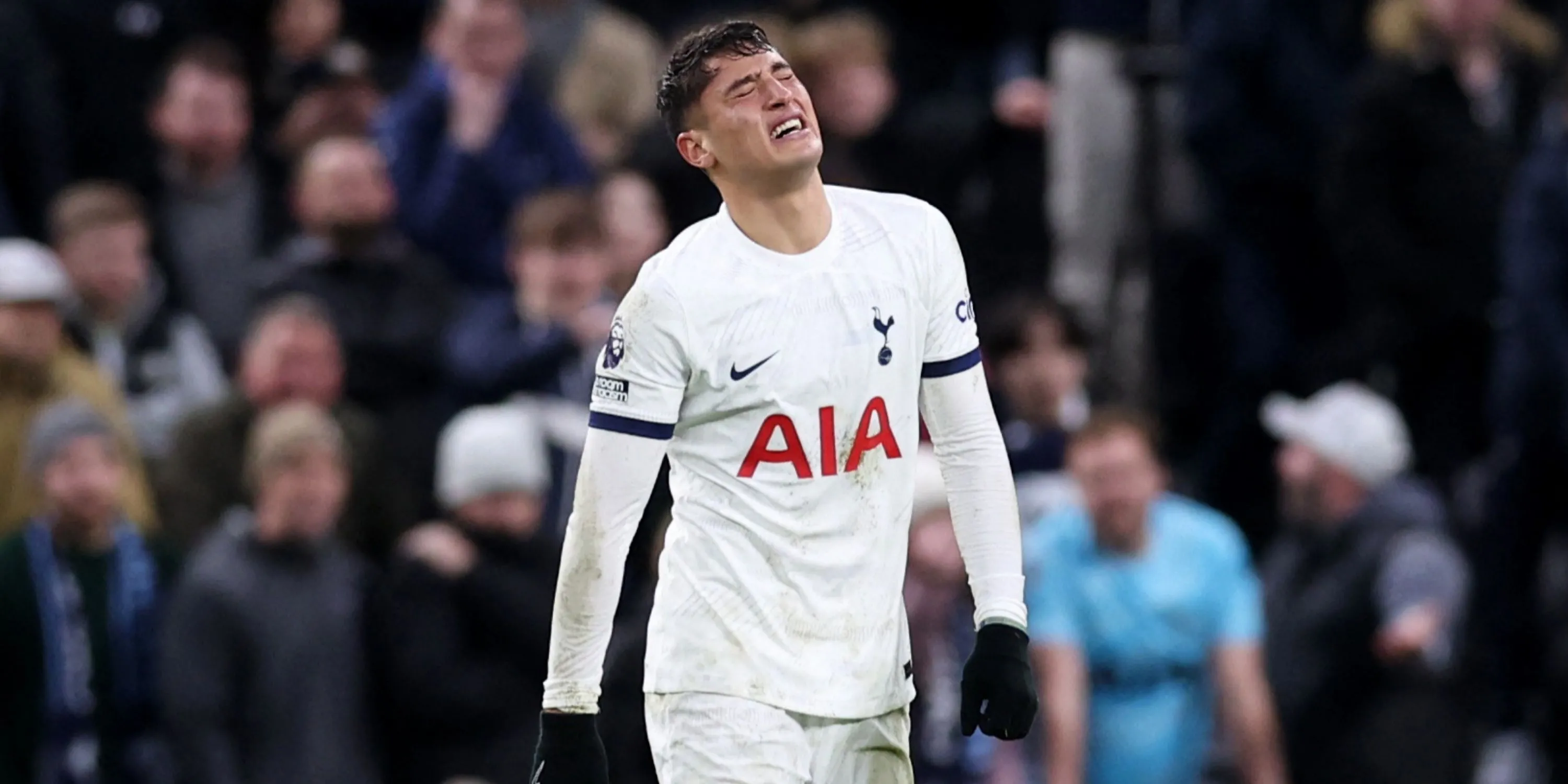 Tiền đạo Alejo Veliz trong màu áo Tottenham