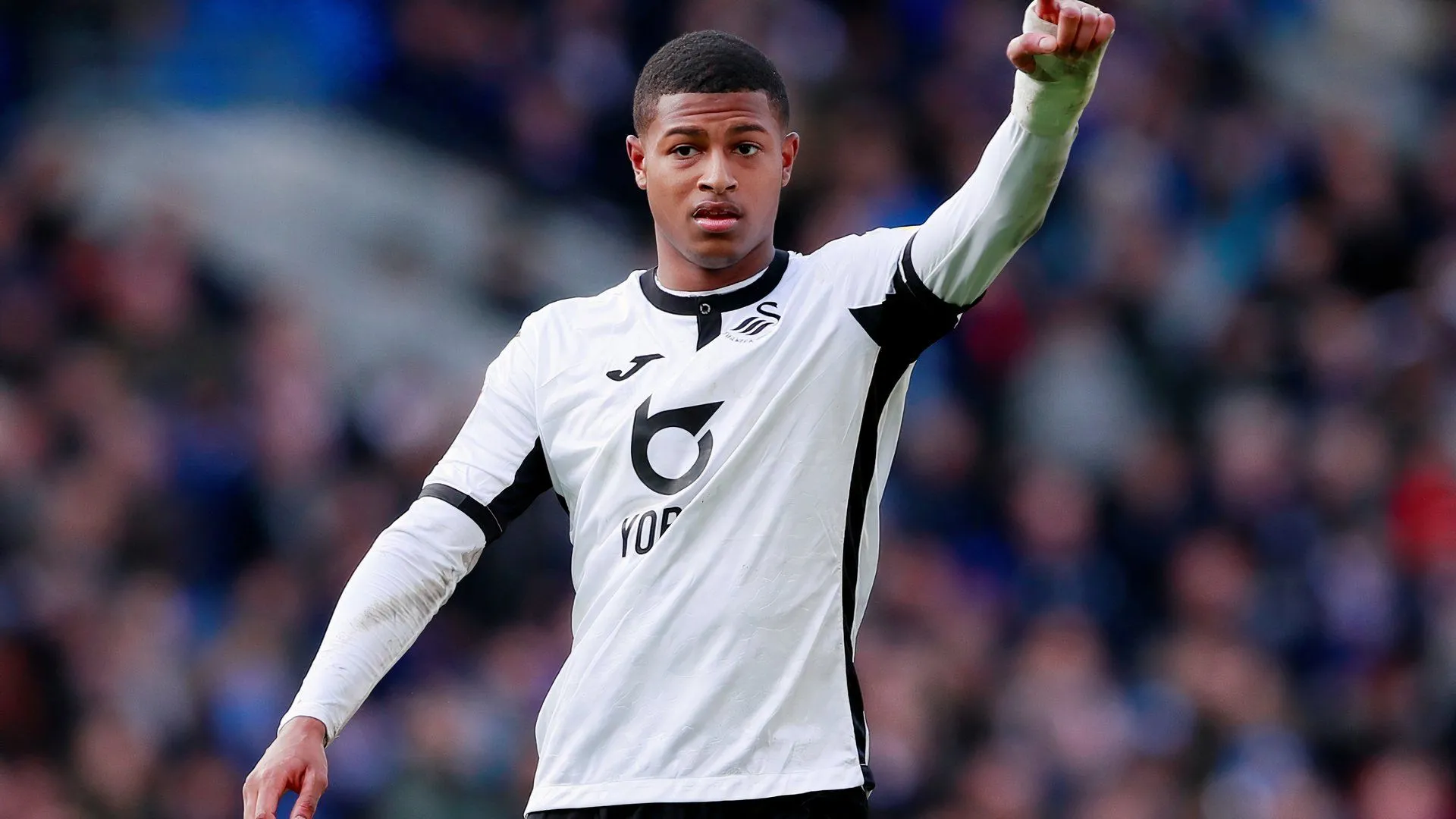 Khoảnh khắc Rhian Brewster trong màu áo Swansea City