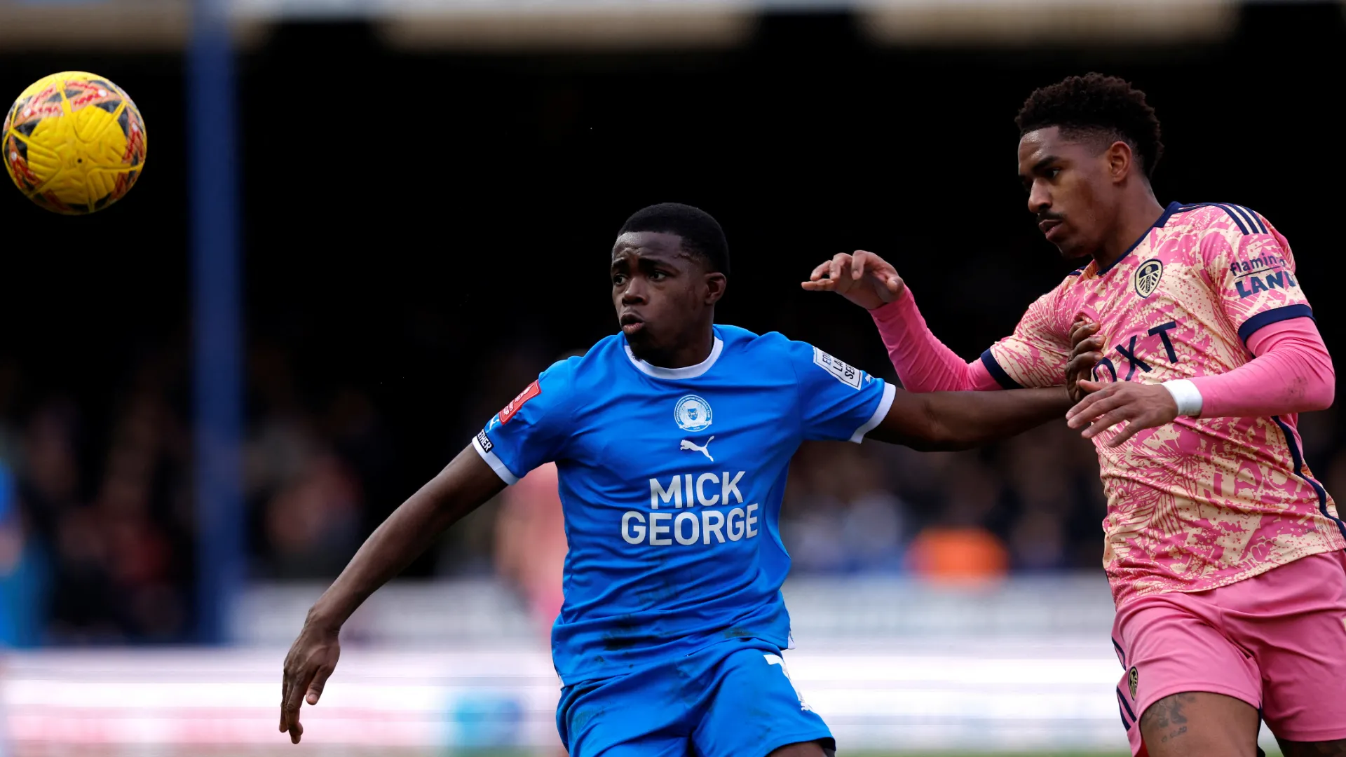 Kwame Poku thi đấu cho Peterborough United trước khi gia nhập QPR