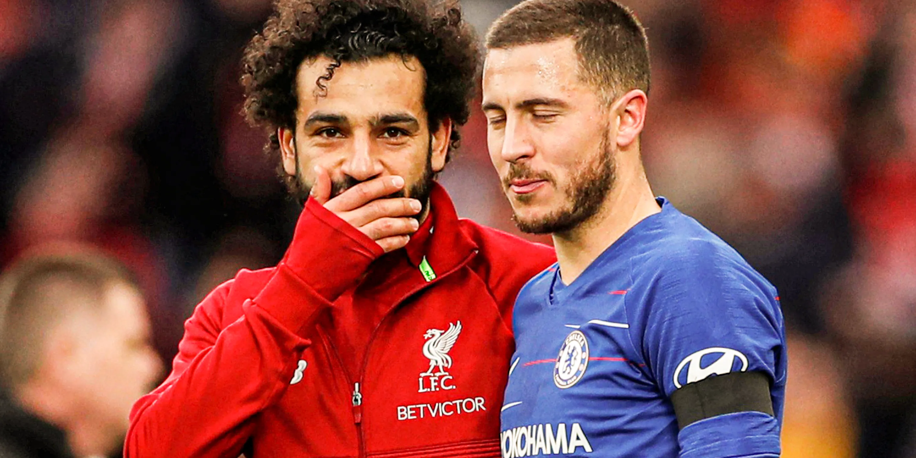 Mohamed Salah và Eden Hazard
