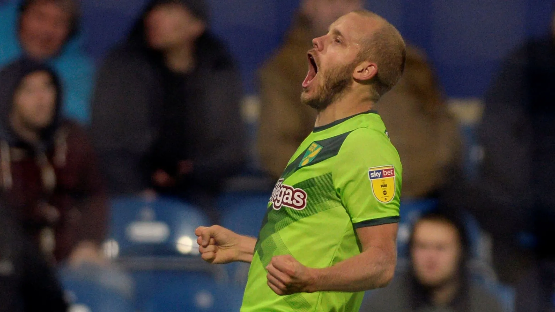 Teemu Pukki trong trận đấu tại giải Championship trong thời gian khoác áo Norwich City