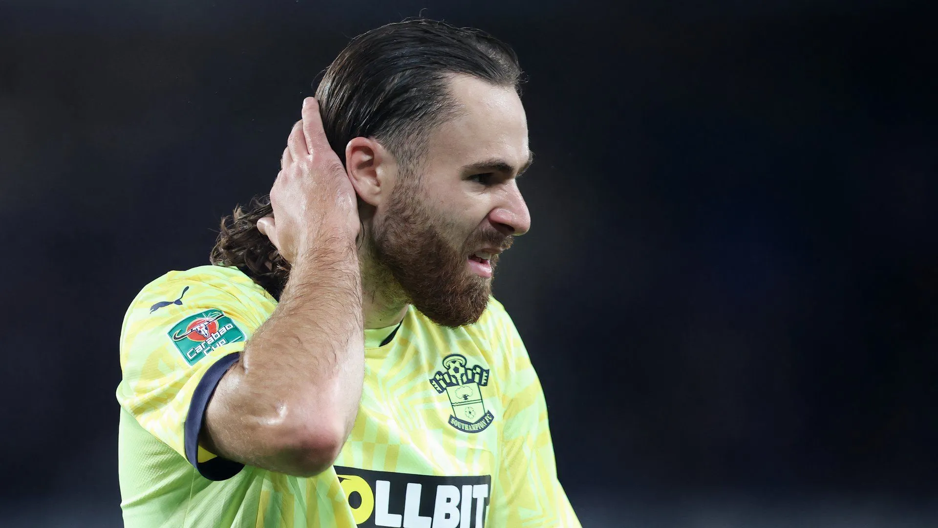 Tiền đạo Ben Brereton Diaz của Southampton, cầu thủ được đề xuất thanh lý do hiệu suất kém.