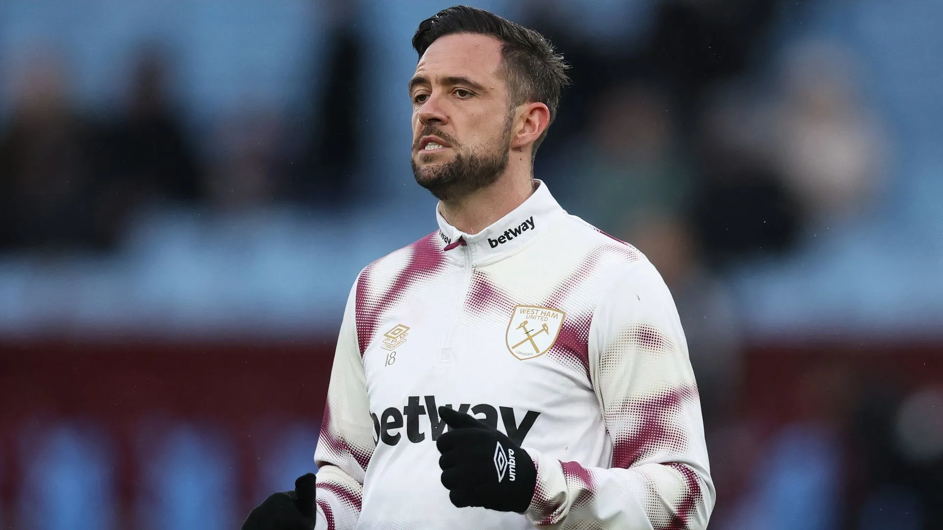 Tiền đạo Danny Ings trong màu áo West Ham United, mục tiêu chuyển nhượng của Middlesbrough.