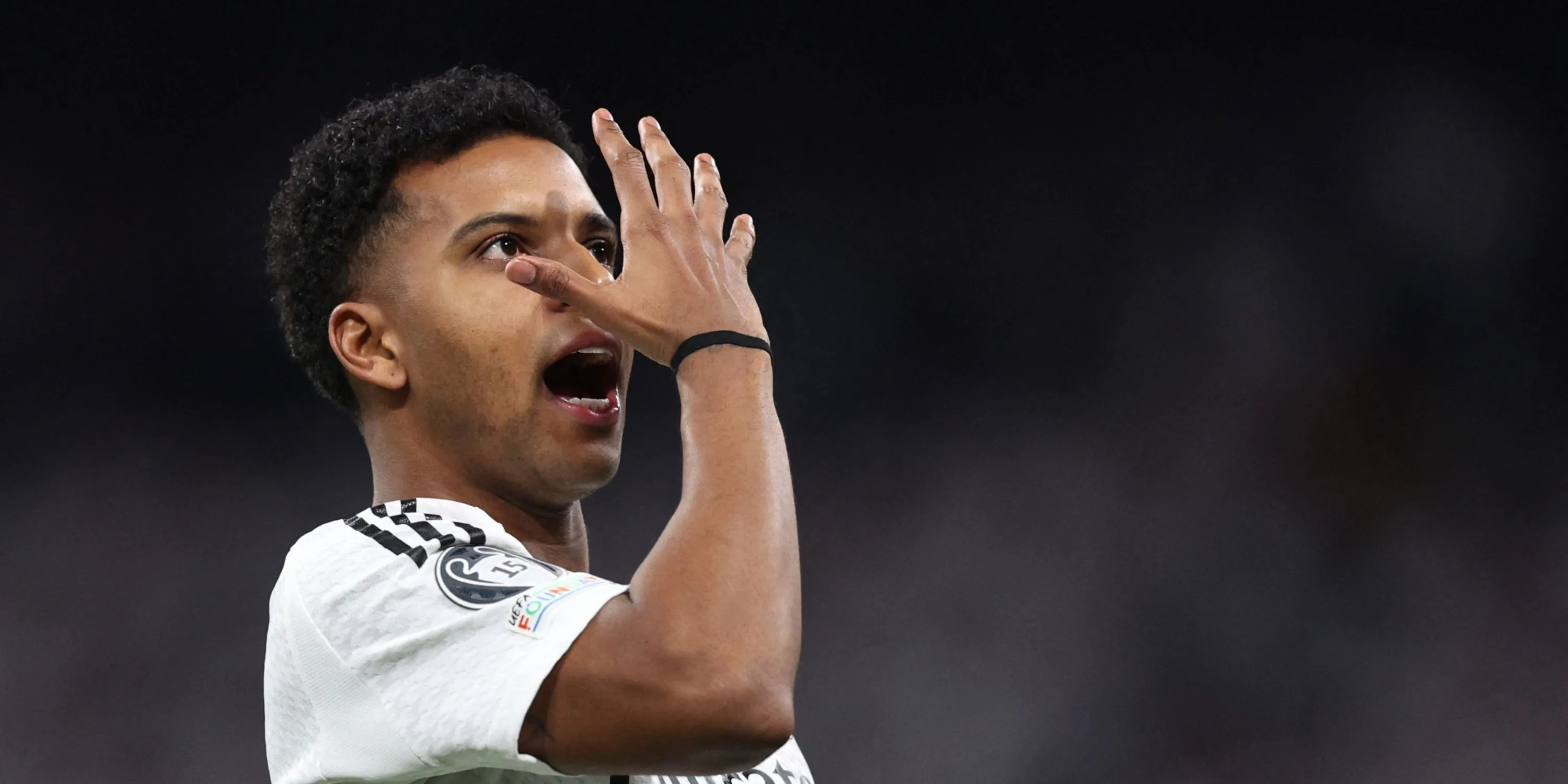 Tiền đạo Rodrygo của Real Madrid trong một trận đấu